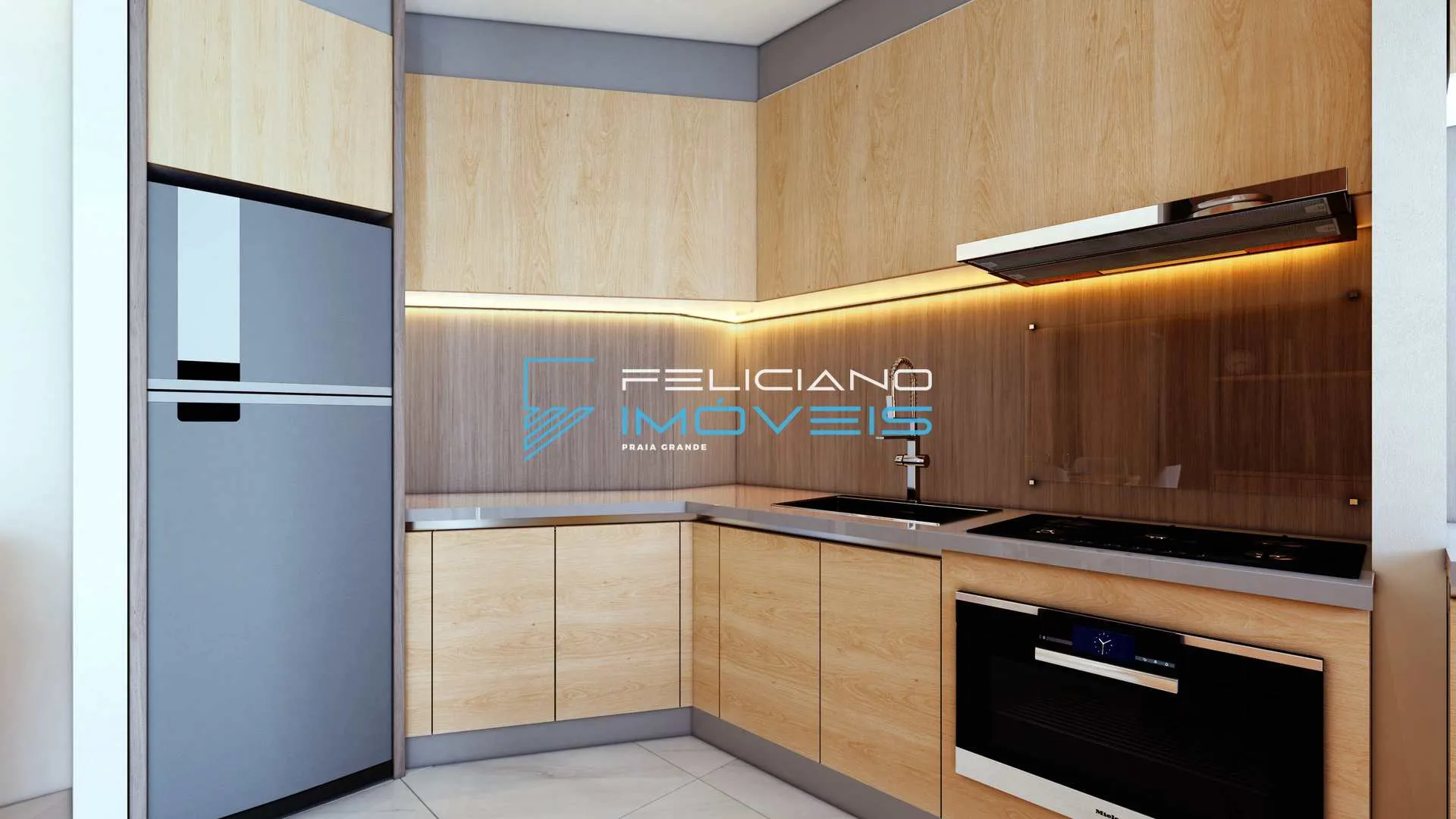 Imagem Apartamento com 2 quartos, Real, Praia Grande - R$ 677 mil, Cod: 4358