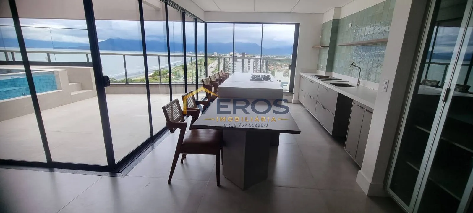 Imagem Cobertura de Alto Padrão Frente Mar - Edifício Valência | Caraguatatuba