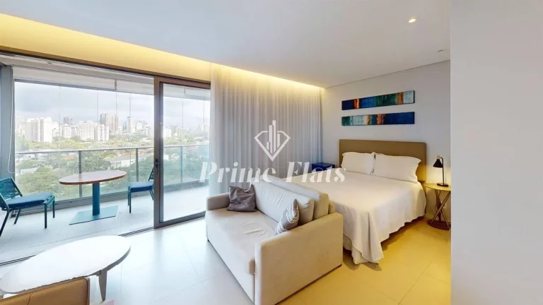 Foto do imóvel Flat disponível para locação no VHouse por JFL Living, com 44m², 1 dormitório, e 1 vaga de garagem em Avenida Eusébio Matoso