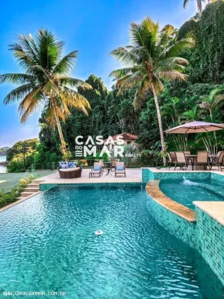 Imagem Casa Frente Mar para Temporada em Angra dos Reis / RJ no bairro Mombaça