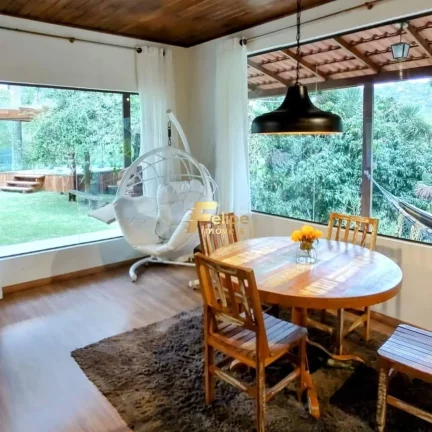 Imagem UM PARAÍSO EM MEIO A MATA ATLÂNTICA. CASA DE CAMPO MODERNA ALTO PADRÃO MOBILIADA COM PORTEIRA FECHADA.
