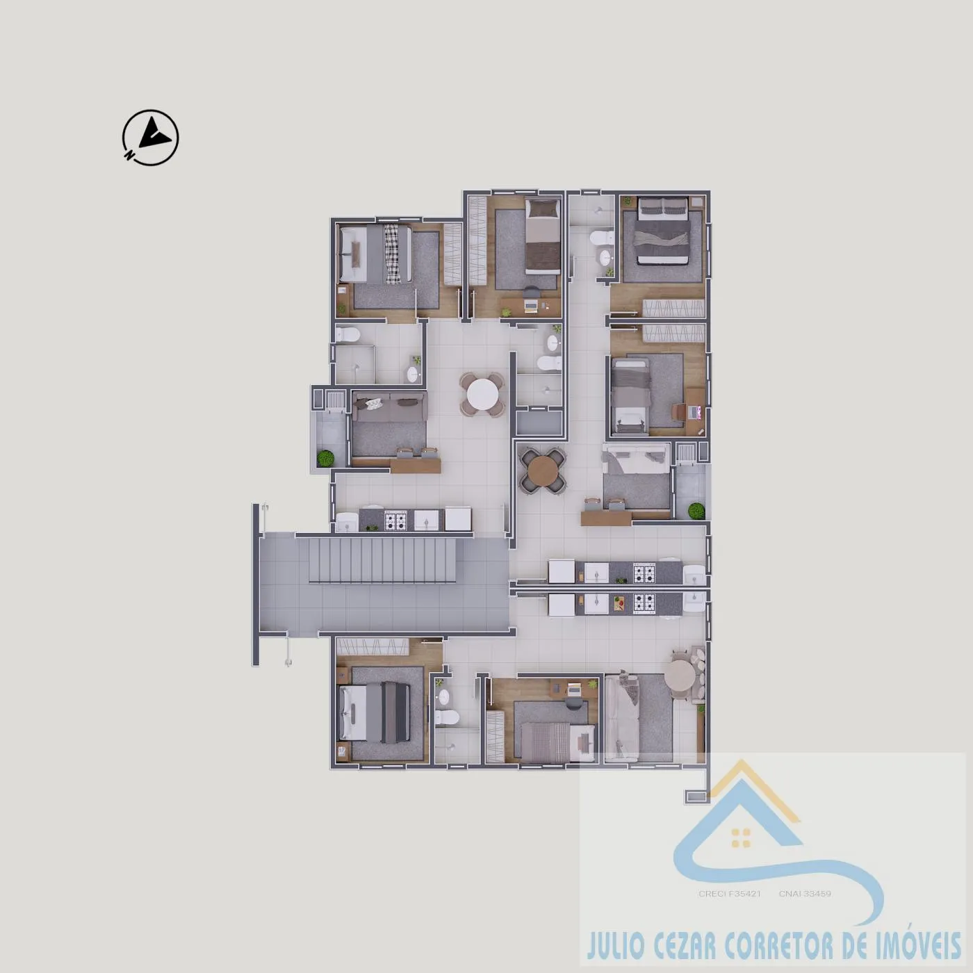 Imagem Apartamento para Venda em São José dos Pinhais, Bom Jesus, 2 dormitórios, 1 banheiro, 1 vaga