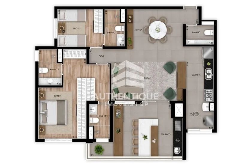Imagem THE ADRESS SANTO ANDRE - Apartamento à venda no bairro Vila Boa Vista - Santo André/SP