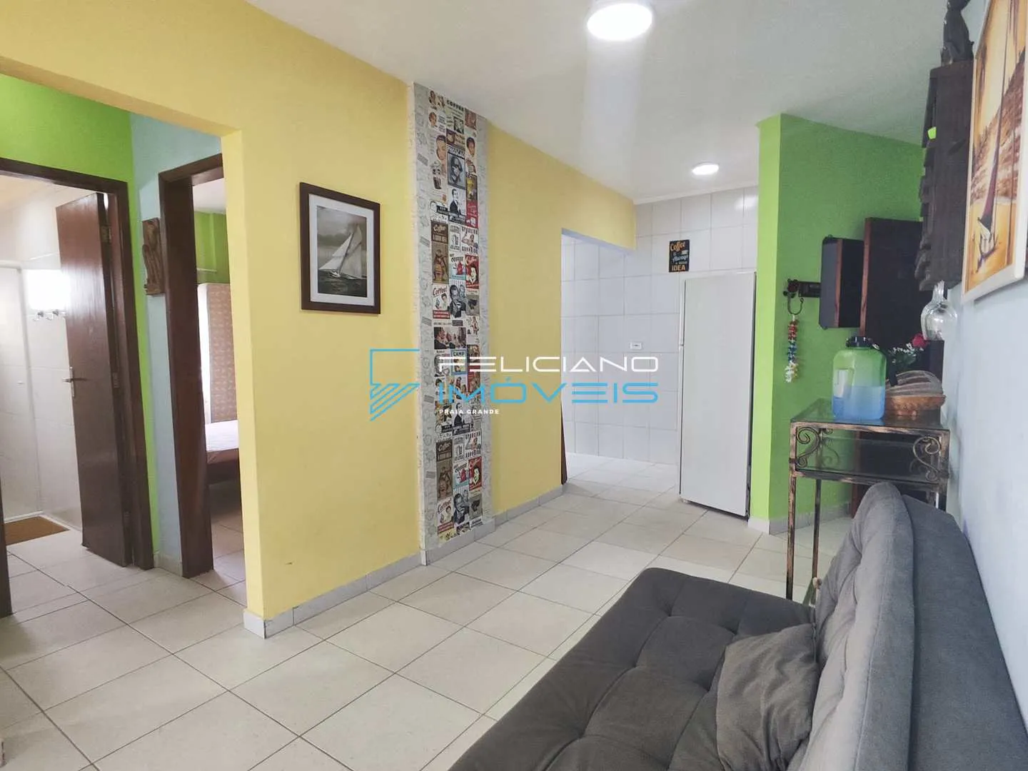 Imagem Apartamento com 2 quartos, Balneário Maracanã, Praia Grande - R$ 569 mil, Cod: 2510