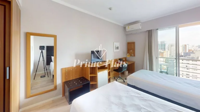 Imagem Flat disponível para locação no Comfort Ibirapuera, com 26m², 1 dormitório e 1 vaga de garagem