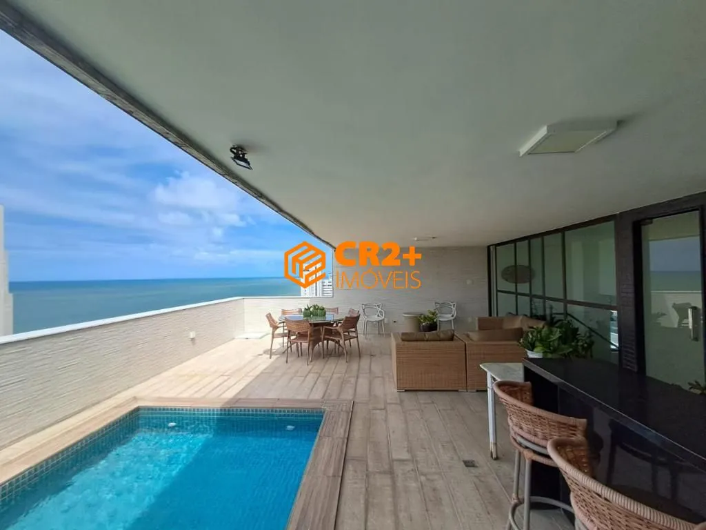 Foto do imóvel Vendo cobertura em boa viagem com 440 m2 com 4 quartos sendo 2 suites,4 vagas de em Rua Setúbal, 1030 - Boa Viagem, Recife - PE