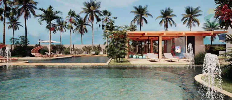 Imagem Apartamento Duplex 02 Suites, Piscina, Venda, Cais Eco Residence, Muro Alto, Ipojuca-PE
