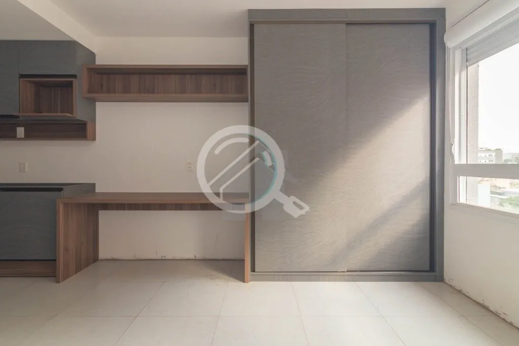 Imagem Apartamento Studio com 27m² totalmente mobiliado e equipado, pronto para morar, decoração moderna...
