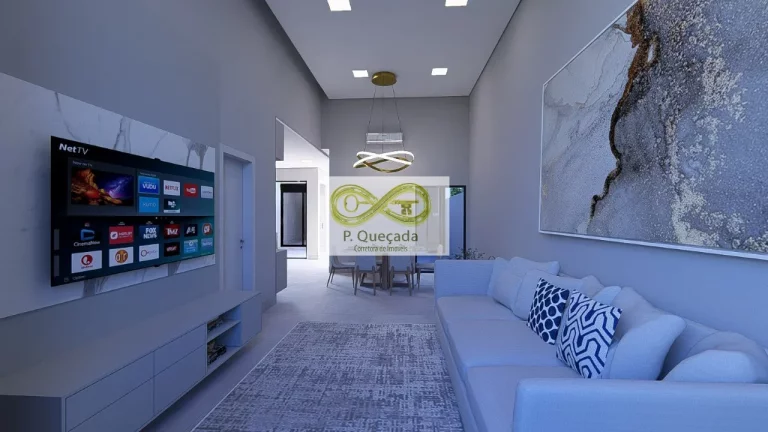 Imagem Cansado de procurar a casa dos seus sonhos? Seus problemas acabaram! Apresentamos essa incrível casa com 3 suítes e 2 vagas de garagem.