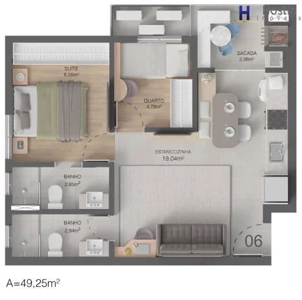 Imagem APARTAMENTO RESIDENCIAL em Joinville - SC, Anita Garibaldi