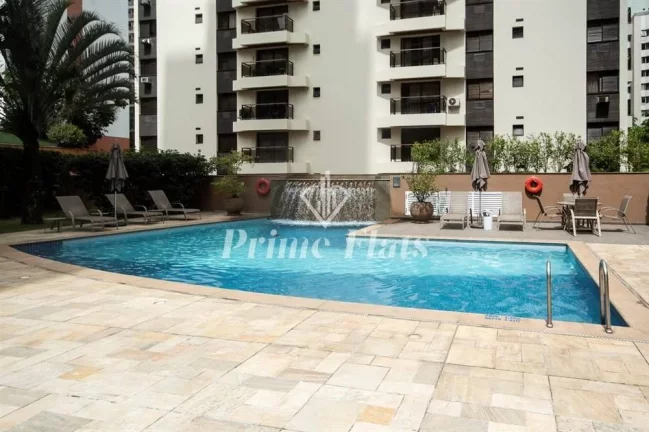 Imagem Flat disponível para locação no Transamérica Prime International Plaza no Jardim Paulista, com 45m², 1 dormitório e 1 vaga