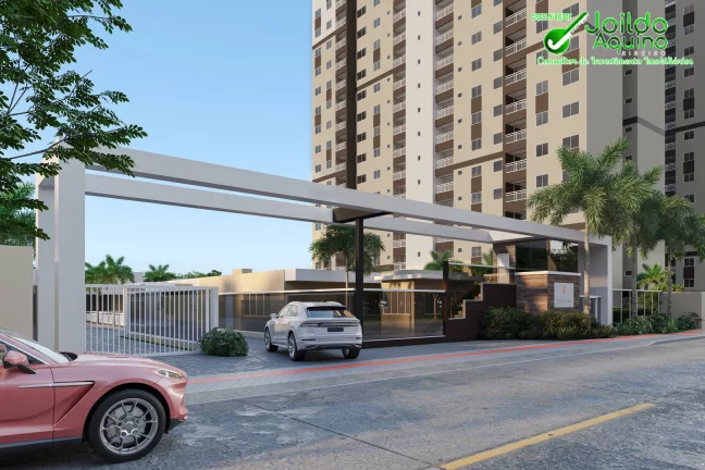 Imagem Um condomínio de alto padrão com apartamentos de 2 e 3 quartos, todos com..