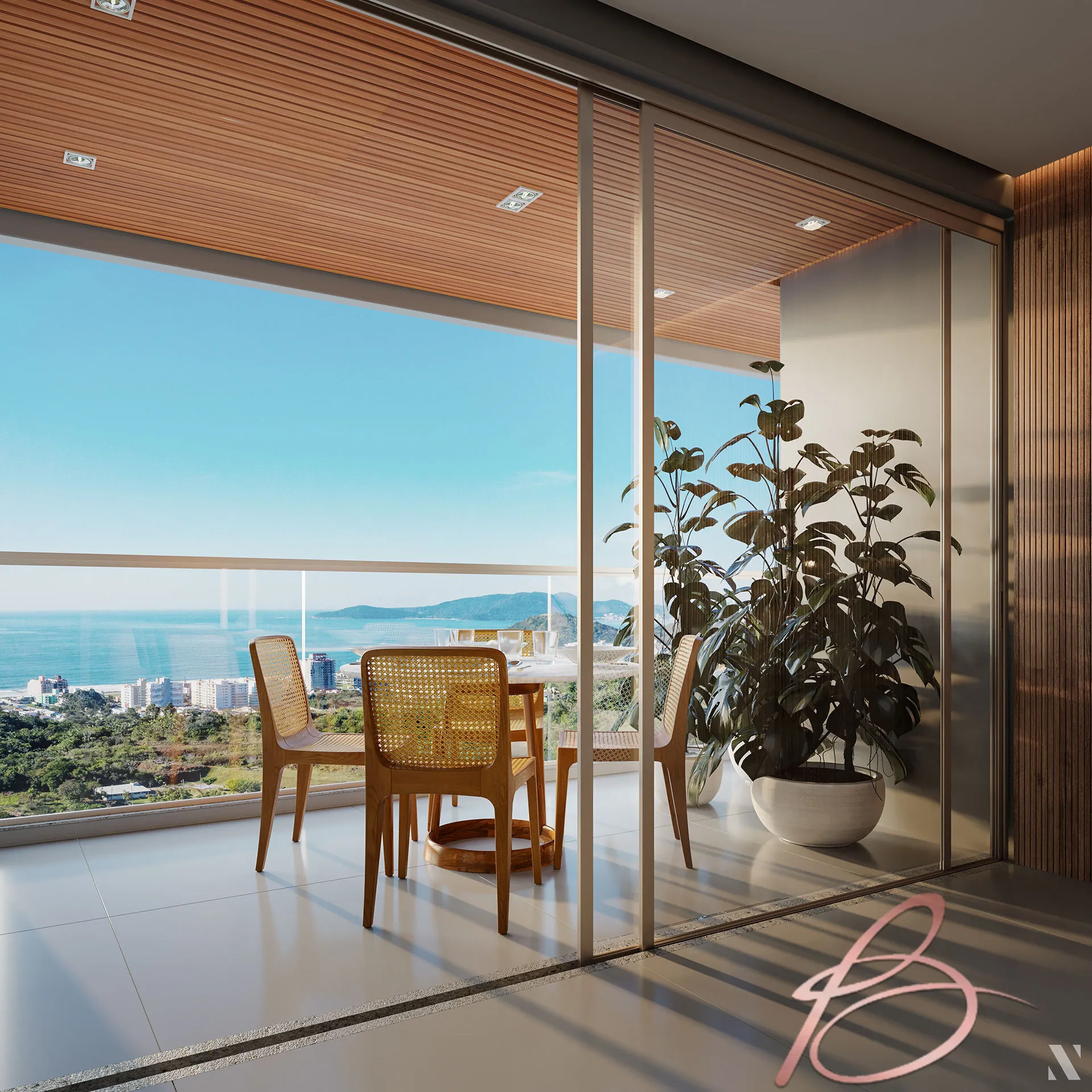 Imagem Apartamento Alto Padrão com 2 suítes na Praia brava e lazer completo