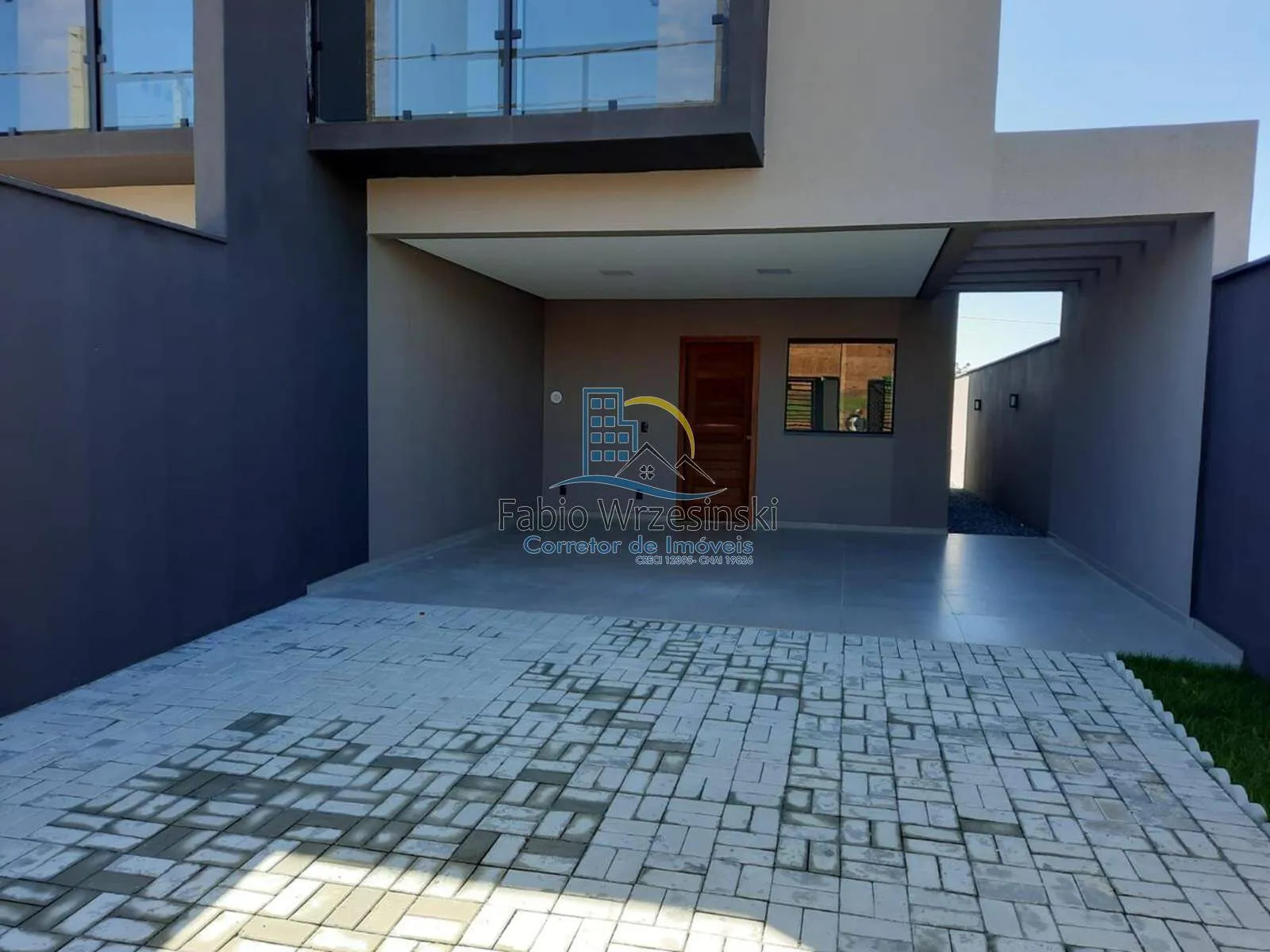 Geminado sobrado bairro planejado Ecovalle Araquari