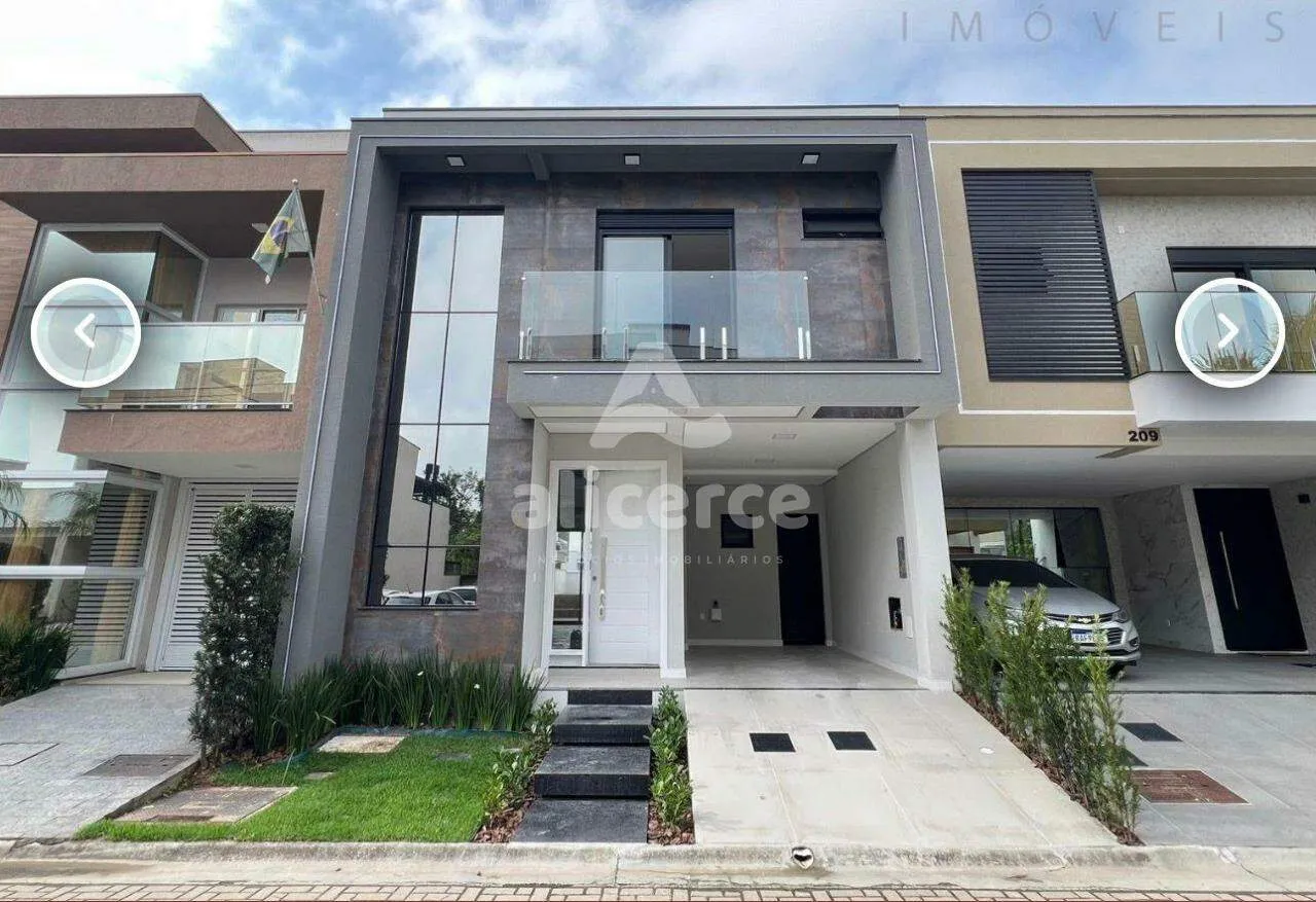 Imagem Casa residencial à venda condomínio (Delta Ville) | 3 quartos, 1 suíte, 2 vagas | Porcelanato e área gourmet