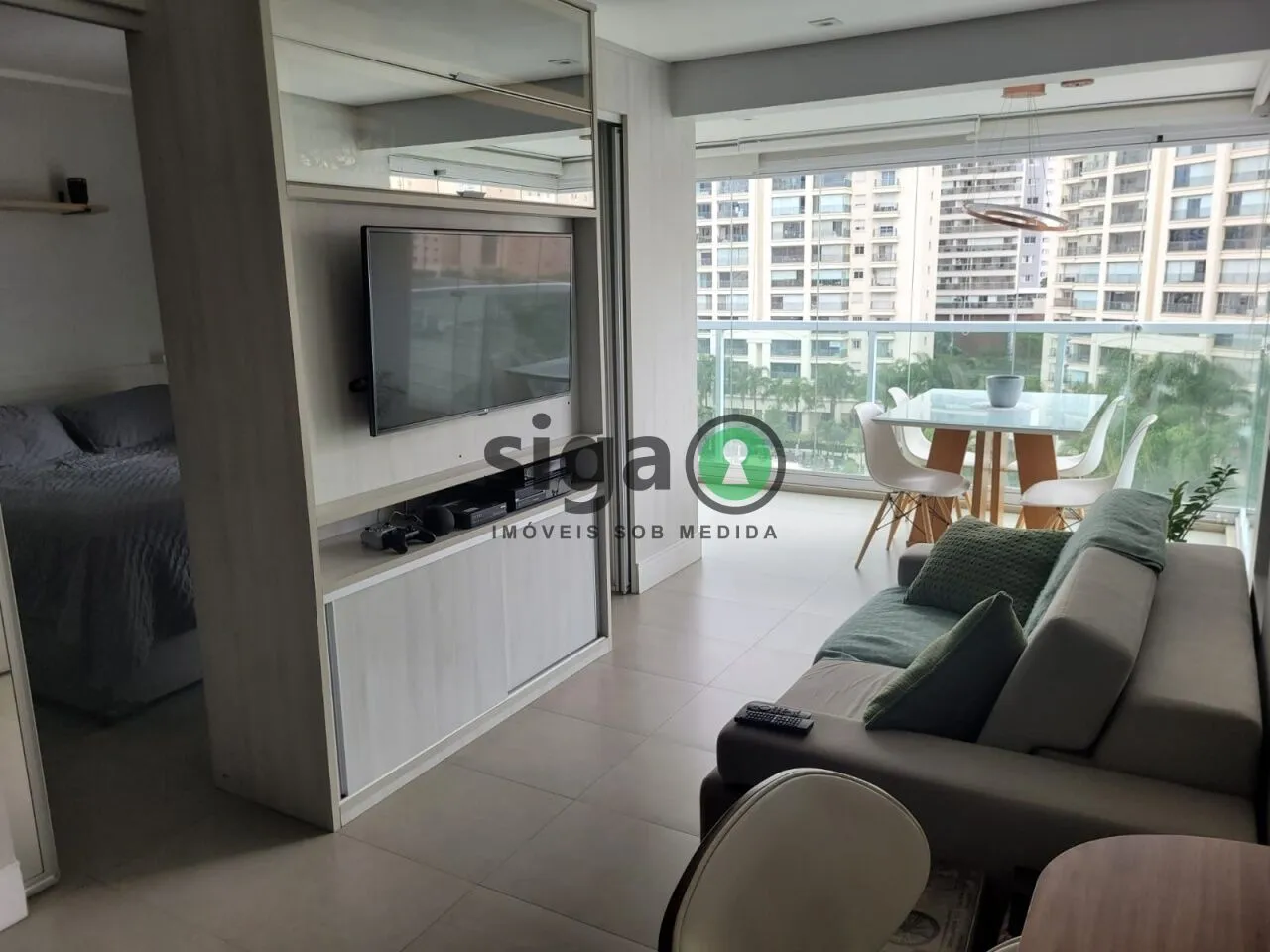 Imagem Apartamento 50m² para locação no Brooklin, São Paulo - SP
