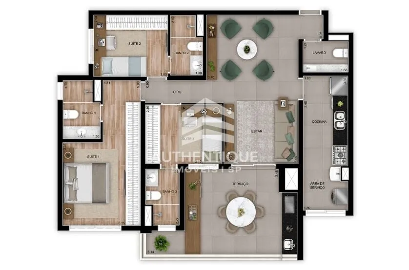 Imagem THE ADRESS SANTO ANDRE - Apartamento à venda no bairro Vila Boa Vista - Santo André/SP