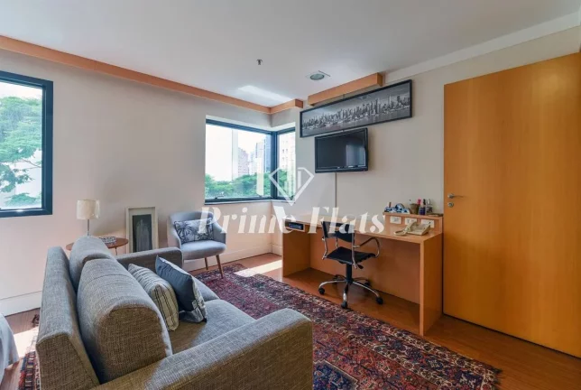 Imagem Flat disponível para locação no Transamerica Executive Jardins, com 45m², 2 dormitórios e 1 vaga