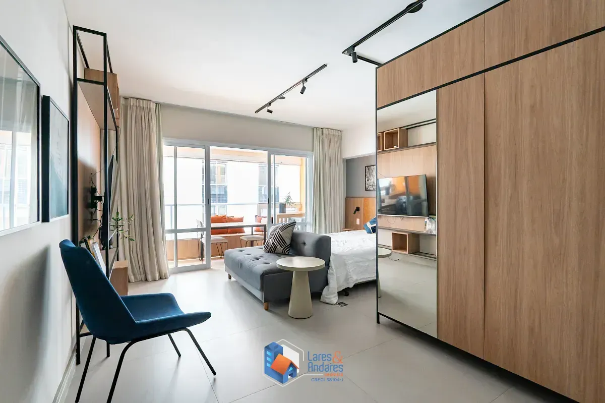Imagem Studio para venda em Campo Belo com 1 quarto, 45m²