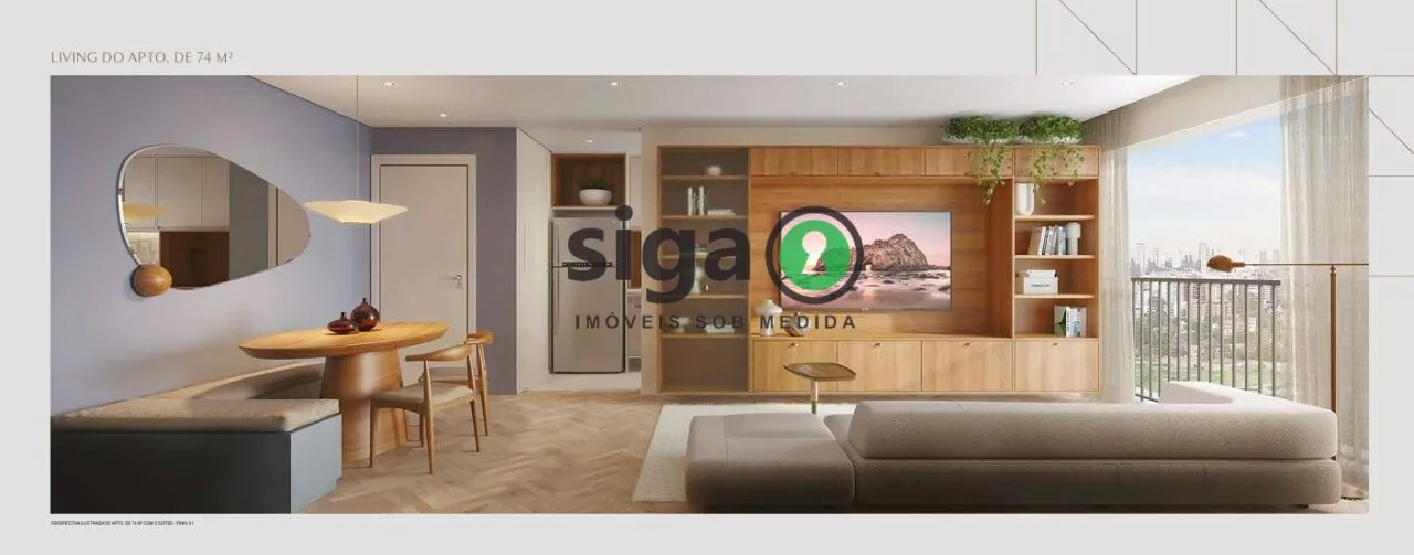 Foto do imóvel Apartamento para venda na Chácara Santo Antônio 02 suítes, São Paulo - SP