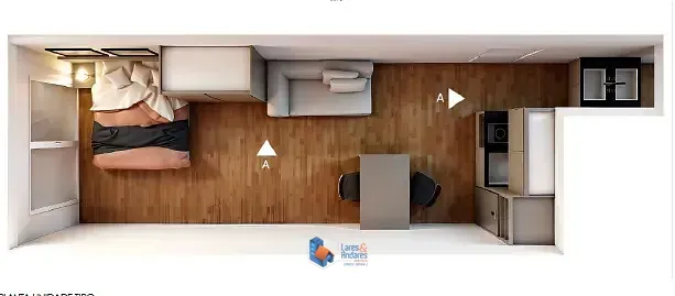 Imagem Studio para venda em Higienópolis com 1 quarto, 32m²