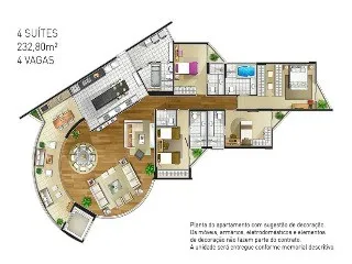Imagem APARTAMENTO 4 QUARTOS EM VILA ASSUNÇÃO SANTO ANDRE, APARTAMENTO NA VILA ASSUNÇÃO, comprar apartamento em santo andré sp, APARTAMENTO ALTO PADRÃO ABC