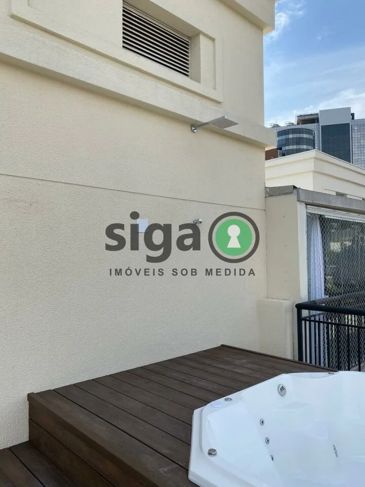 Imagem Cobertura mobiliada para venda no Morumbi, 2 quartos sendo 1 suíte, 133m².