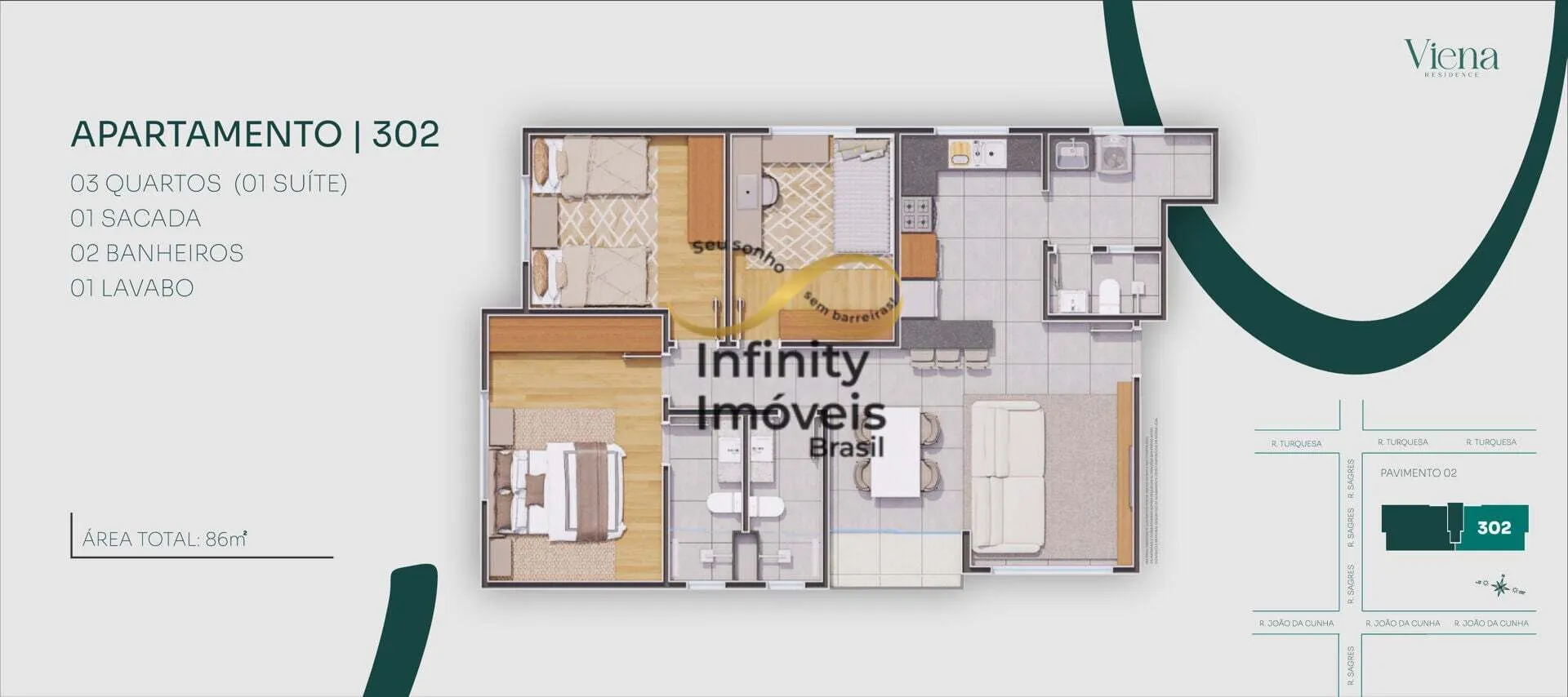 Imagem Viena Residence - Apartamento à venda no bairro Prado - Belo Horizonte/MG