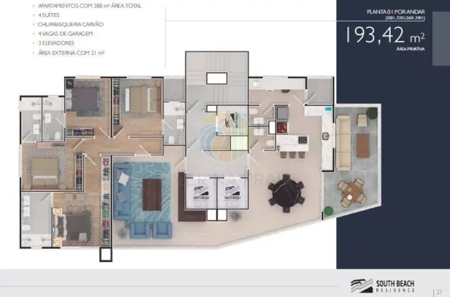 Imagem Apartamento South Beach Residence