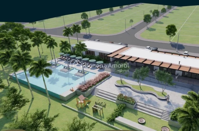 Imagem Terreno à venda em condomínio em Paulínia, 200 m2, plano, ótima localização. Aguardando a cons...