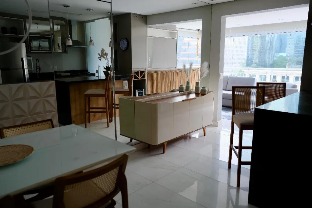 Imagem Apartamento à venda na Vila Nova Conceição, 1 quarto, 1 suíte, 1 vaga, 54m² - Condomínio Horizonte JK Vila Olímpia SP