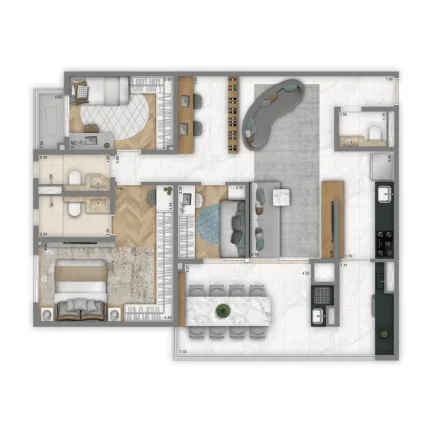 Imagem Apartamento para Venda em Santo André / SP no bairro Campestre