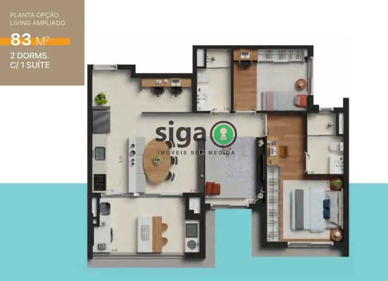 Imagem Apartamento para venda na Vila Mariana 03 dormitórios, São Paulo - SP