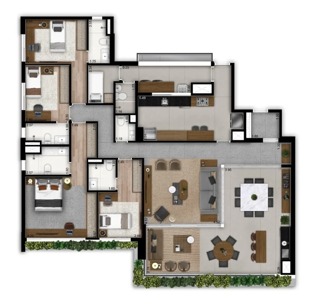 Imagem Condomínio Atypik Brooklin, apartamento com 3 quartos em Brooklin Paulista São Paulo SP, apartment in São Paulo Brazil