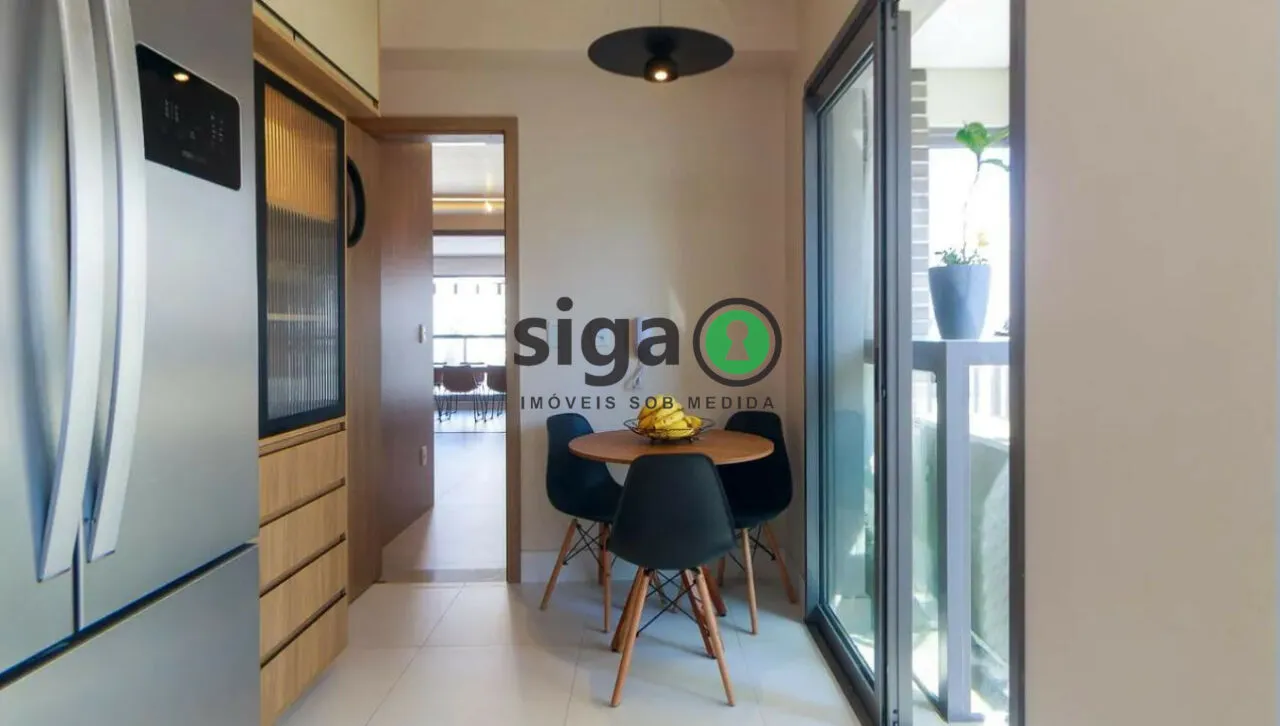 Imagem Apartamento mobiliado com 3 dormitórios e lazer completo no Brooklin.