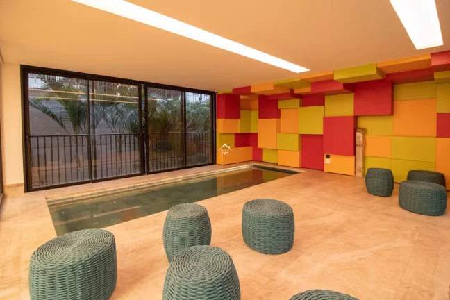 Imagem Cobertura duplex ao lado do Parque Ibirapuera c/4 suítes,7 vagas, hall privativo, terraço gourmet com piscina e churrasqueira, fitness, brinquedoteca