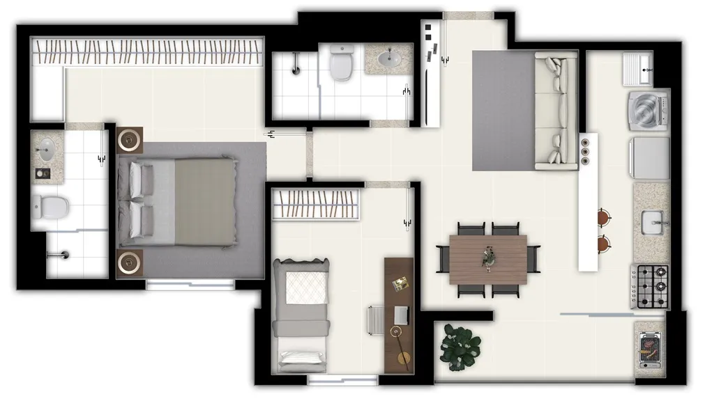 Imagem Apartamento à venda no bairro Setor Criméia Oeste - Goiânia/GO