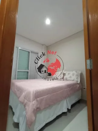 Imagem Apto Novo Com 37m² de área útil, com 2 dormitórios,quintal , 1 vaga ,Bairro Jd. Las Vegas em Santo André.