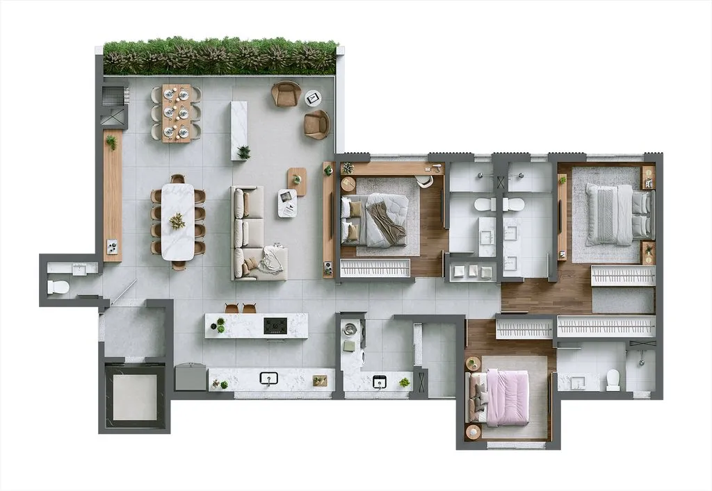 Imagem Loft com 1 dormitório à venda, 20 m² por R$ 463.999,00 - Cabo Branco - João Pessoa/PB