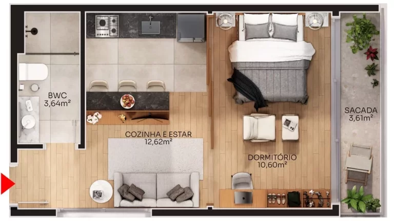 Imagem Maxxi iU - Residencial - Apartamento à venda no bairro Jurerê - Florianópolis/SC