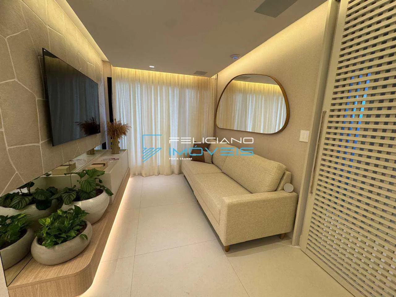 Imagem Apartamento com 2 quartos, Guilhermina, Praia Grande - R$ 905 mil, Cod: 6855