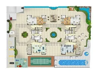 Imagem Condomínio Blue Residence Santo André, apartamento à venda com 3 quartos em Vila Gilda Santo André