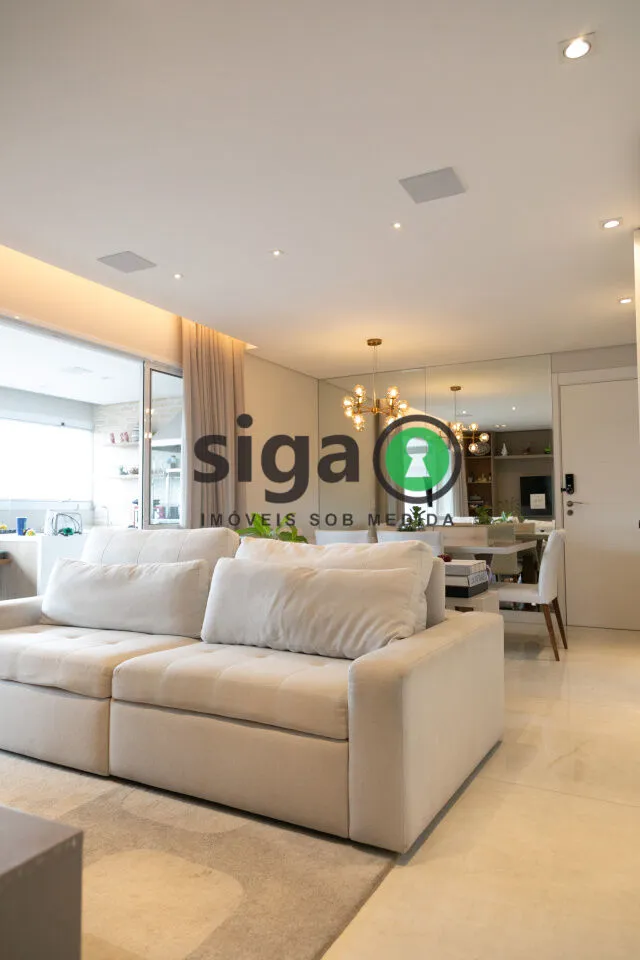 Imagem Apartamento 3 Suítes | Varanda Gourmet com Churrasqueira | Andar Alto | 124 m² | 2 Vagas, Depósito