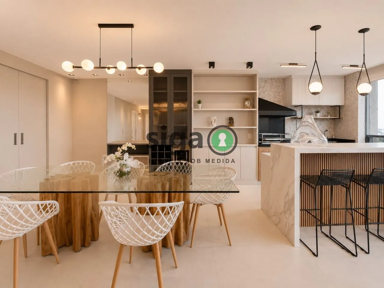 Imagem Apartamento de 186m² na Cidade Jardim com 3 suítes, depósito privativo e alto luxo