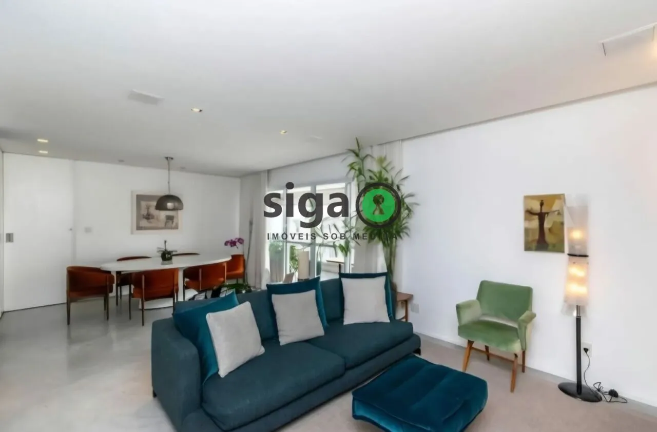 Imagem Apartamento à Venda no Brooklin - 156 m² | 3 Suítes | 3 Vagas | Alto Padrão