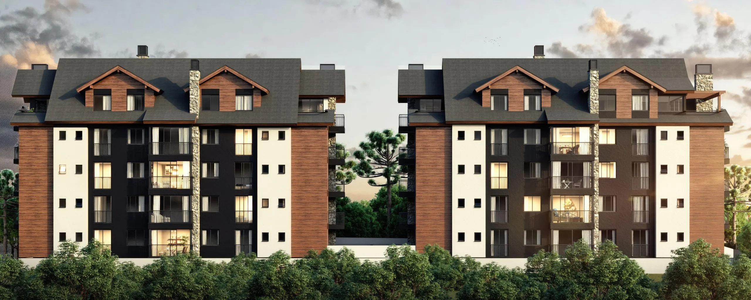 Imagem Apartamento à venda em Gramado, Carniel, com 2 quartos, 70.38m2