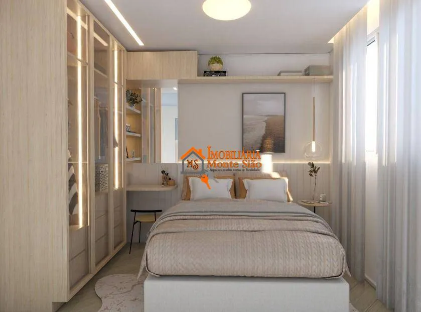 Imagem Apartamento com 2 dormitórios à venda, 36 m² por R$ 358.590,00 - Cidade Tupinambá - Guarulhos/SP