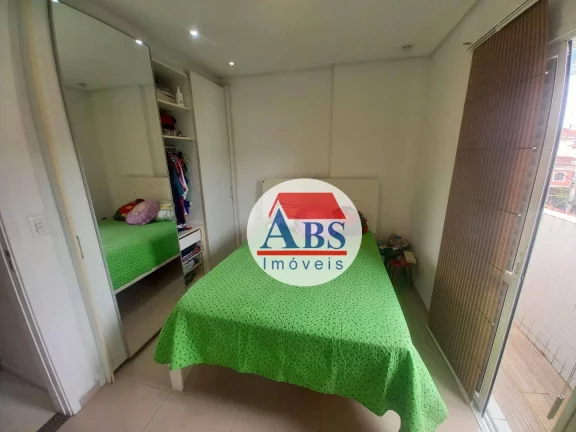 Imagem Apartamento com 2 dormitórios 2 vagas à venda, 96 m² por R$ 510.000 - Campo Grande - Santos/SP Garden de Frente