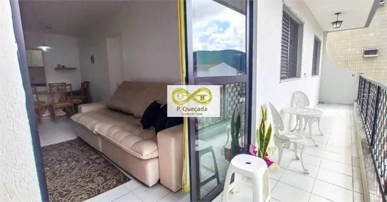 Imagem Apartamento mobiliado com 03 quartos no Guarujá!