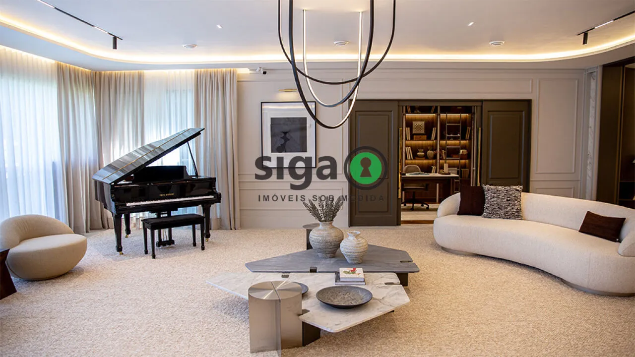 Imagem CHÂTEAU JARDIN APARTAMENTO DE 355M² COM 3 SUÍTES, HOME OFFICE E 4 VAGAS NO NOVO EIXO CIDADE JARDIM